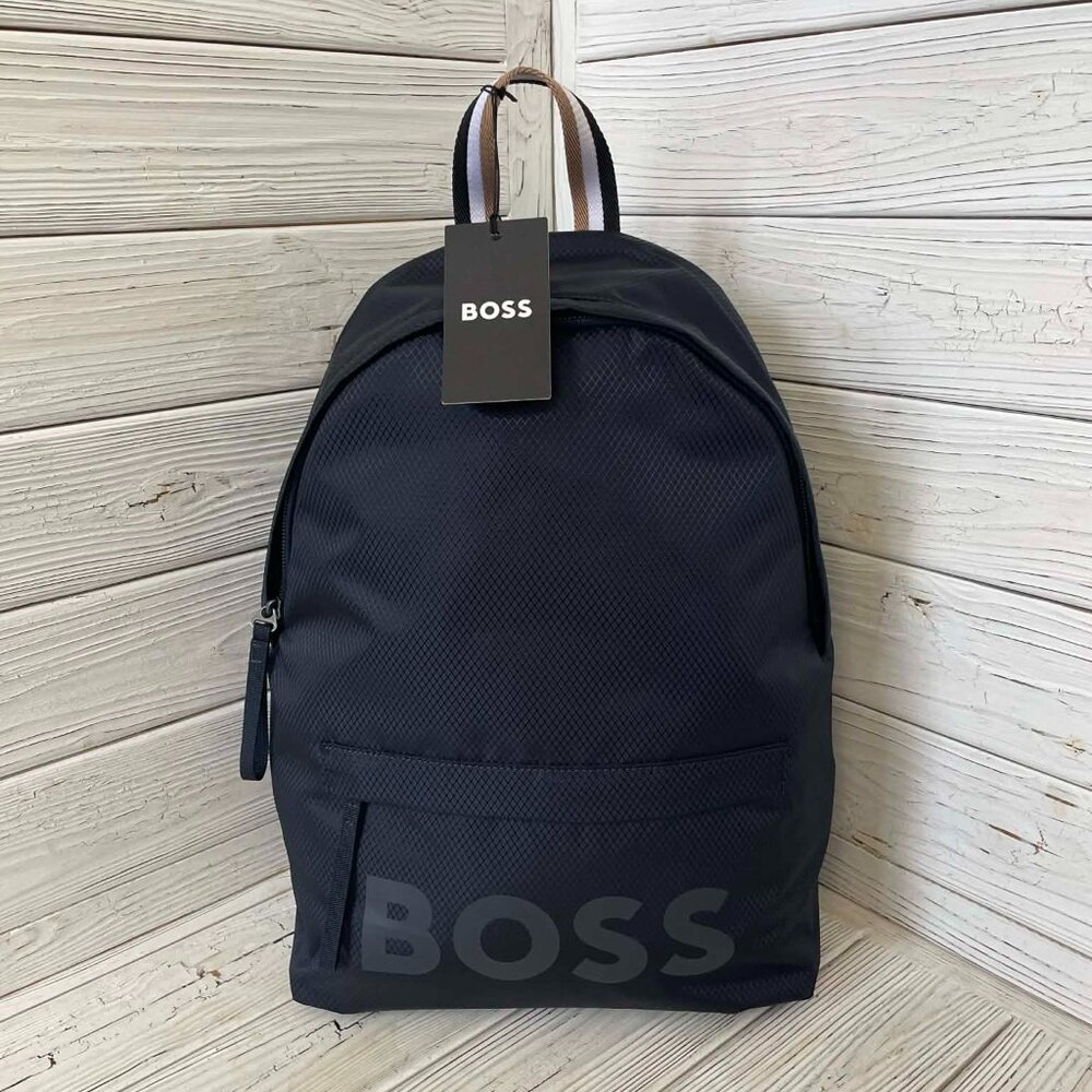 Authentic Hugo Boss Logo Pixel Mens Backpack